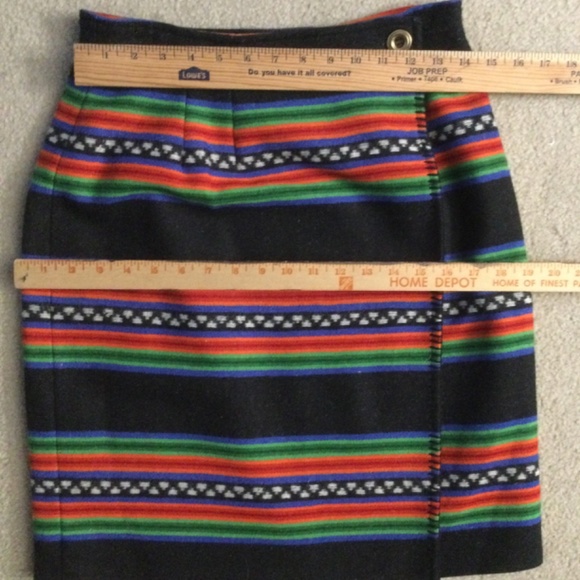 Knockabouts by Pendleton women's wrap Weaving peasant skirt wool, made in USA - Picture 5 of 9